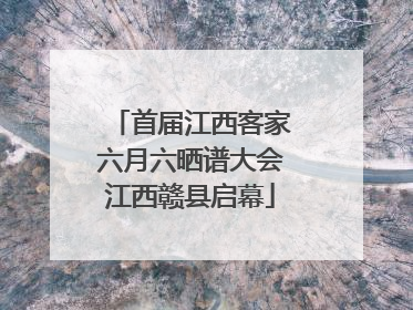 首届江西客家六月六晒谱大会江西赣县启幕
