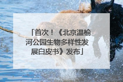 首次！《北京温榆河公园生物多样性发展白皮书》发布