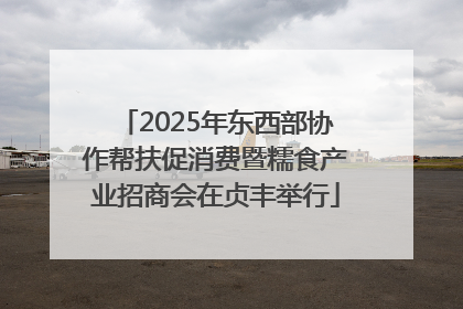2025年东西部协作帮扶促消费暨糯食产业招商会在贞丰举行