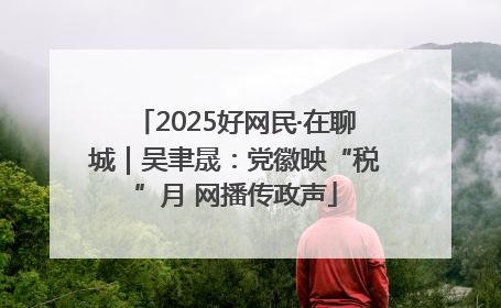 2025好网民·在聊城｜吴聿晟：党徽映“税”月 网播传政声