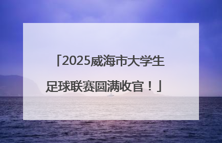 2025威海市大学生足球联赛圆满收官！