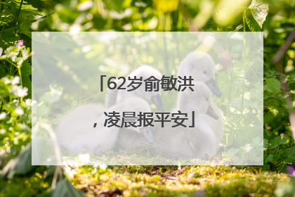 62岁俞敏洪，凌晨报平安