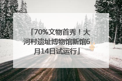 70%文物首秀！大河村遗址博物馆新馆6月14日试运行